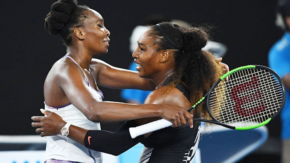 Venus Williams dan Serena Williams. Copyright: © Quinn Rooney/Getty Images